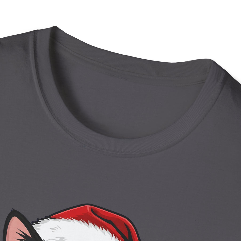 Merry Whiskers Calico Cat Christmas t-shirt, product photo 26