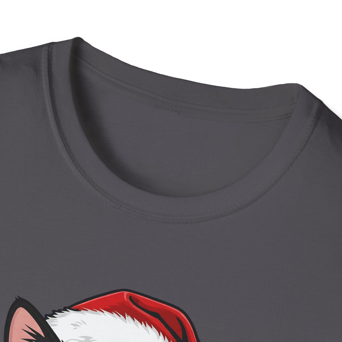 Merry Whiskers Calico Cat Christmas t-shirt, product photo 26