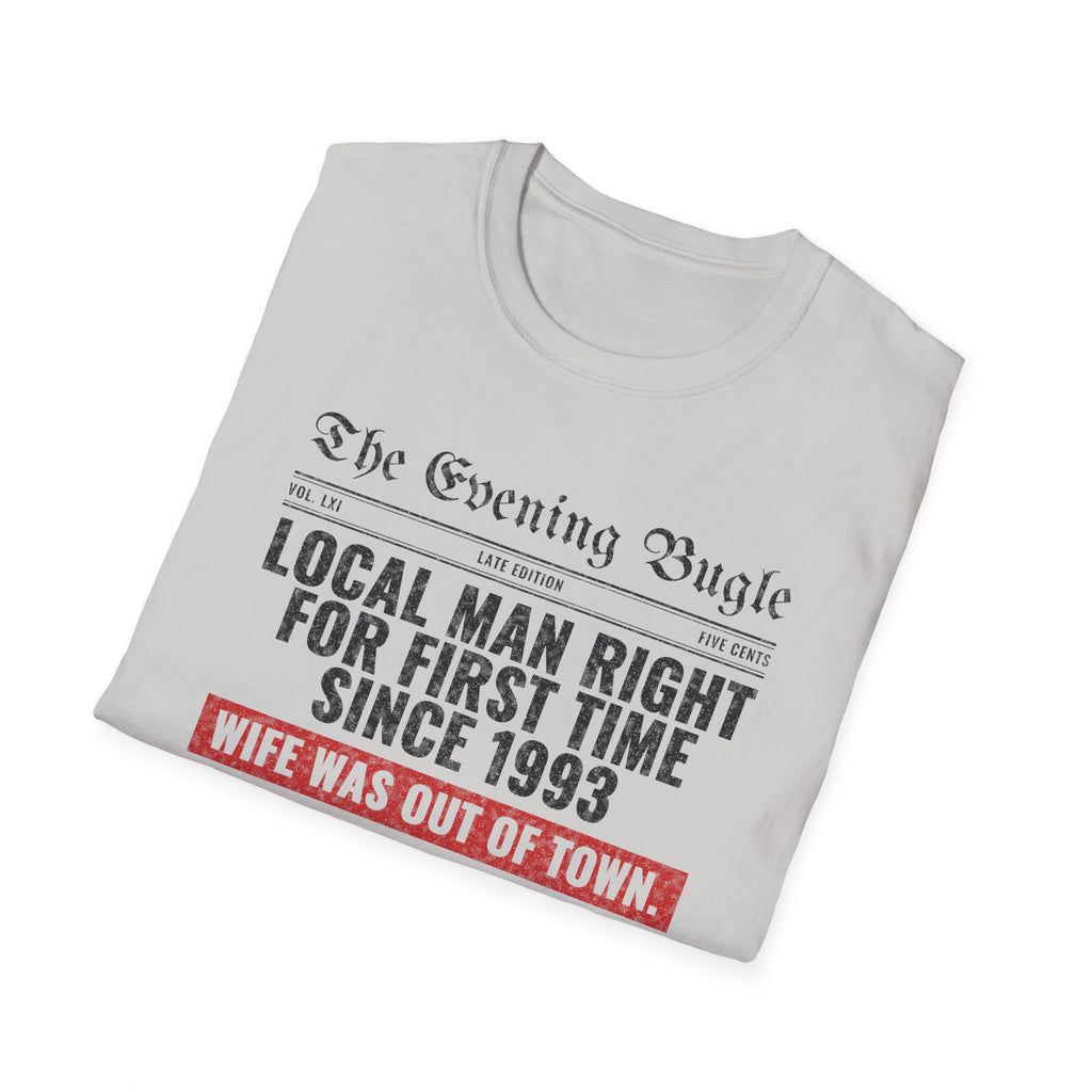 Evening Bugle Dad Joke t-shirt, product photo 12