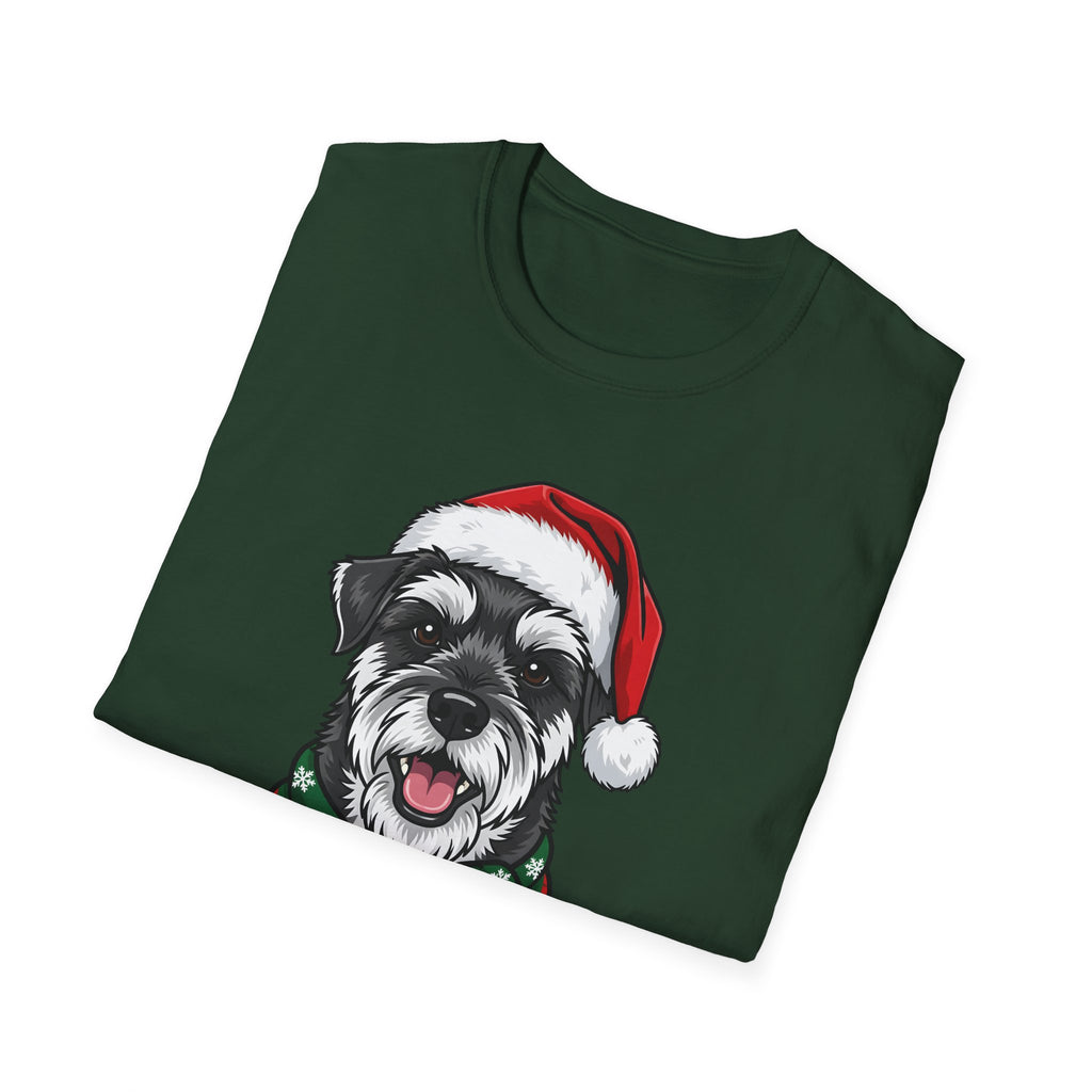 Yappy Holidays Miniature Schnauzer Christmas t-shirt, product photo 21