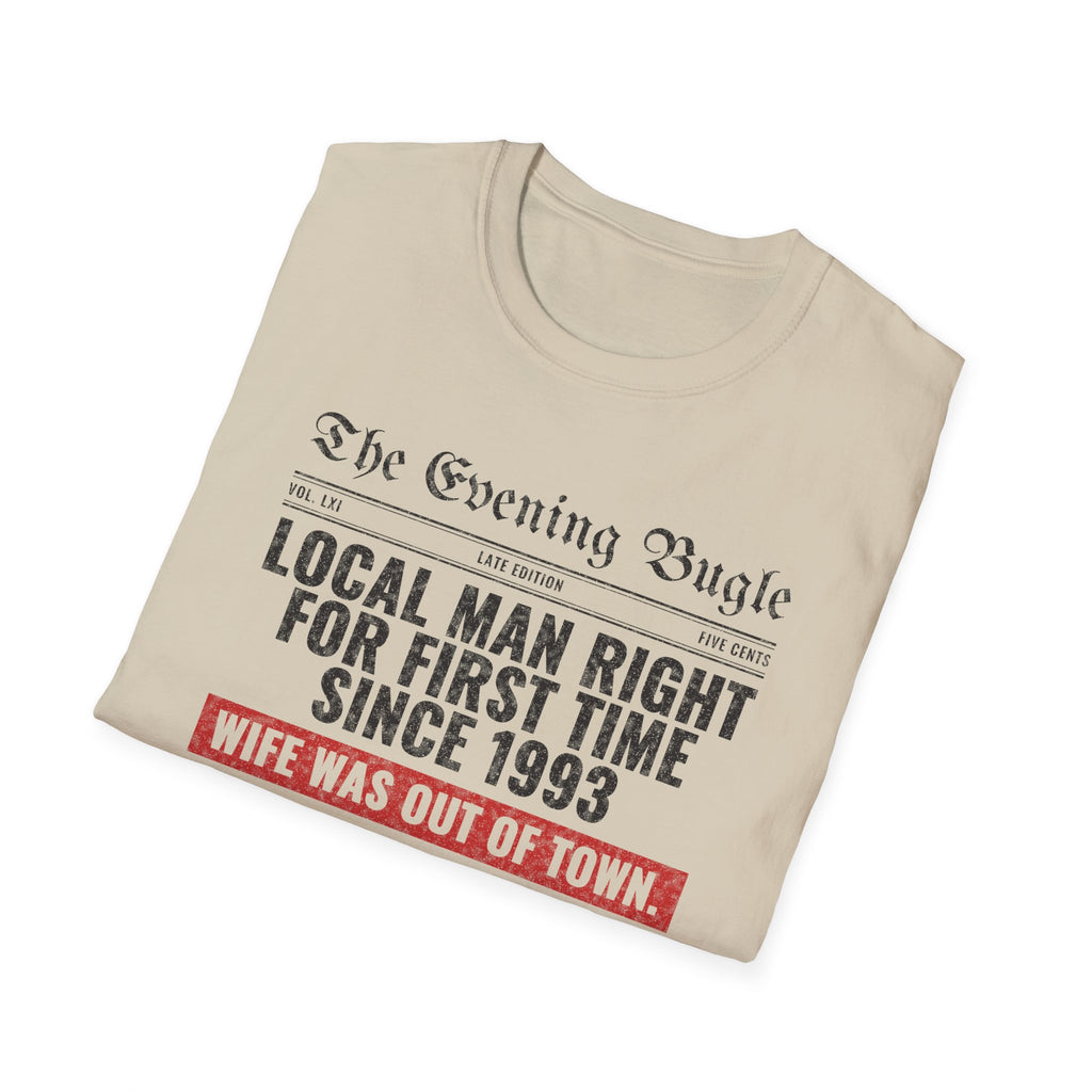 Evening Bugle Dad Joke t-shirt, product photo 9