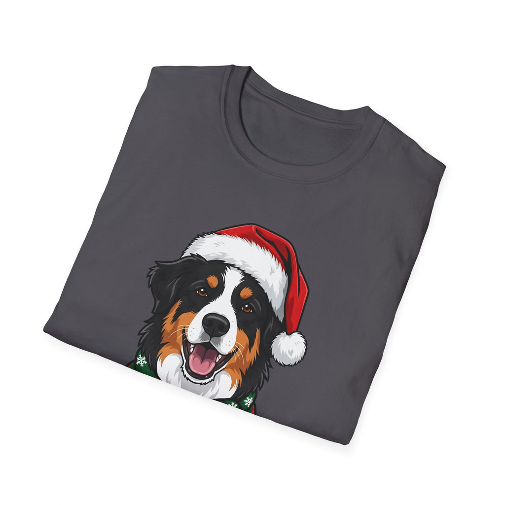 Merry Woofmas Australian Shepherd Christmas t-shirt, product photo 24