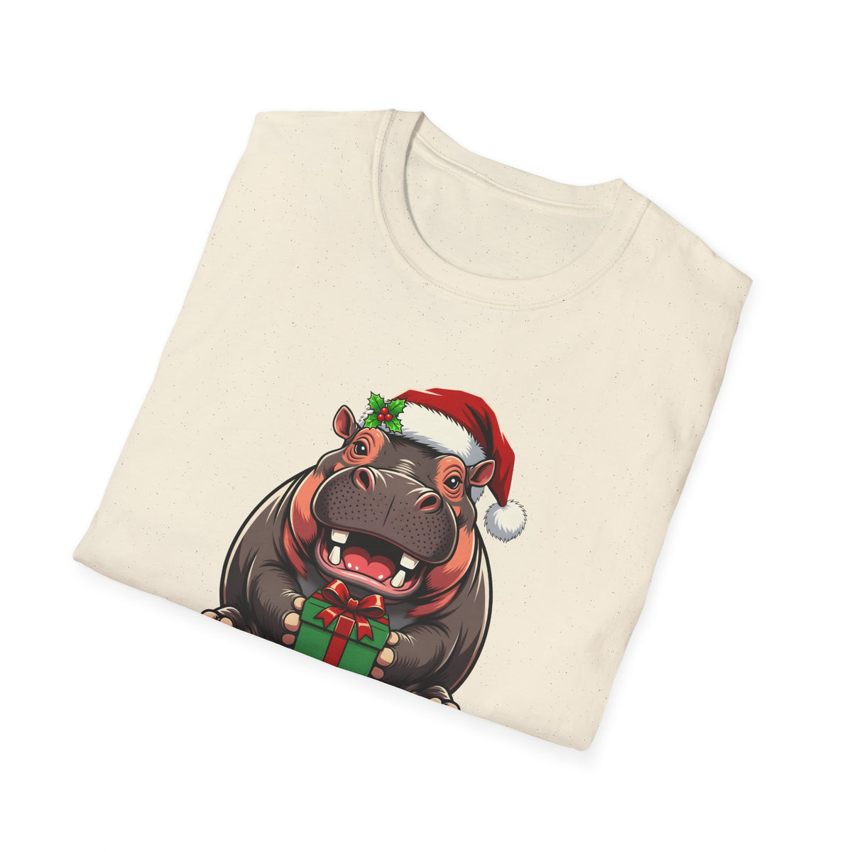 Happy Hippo-Days Christmas t-shirt, product photo 18