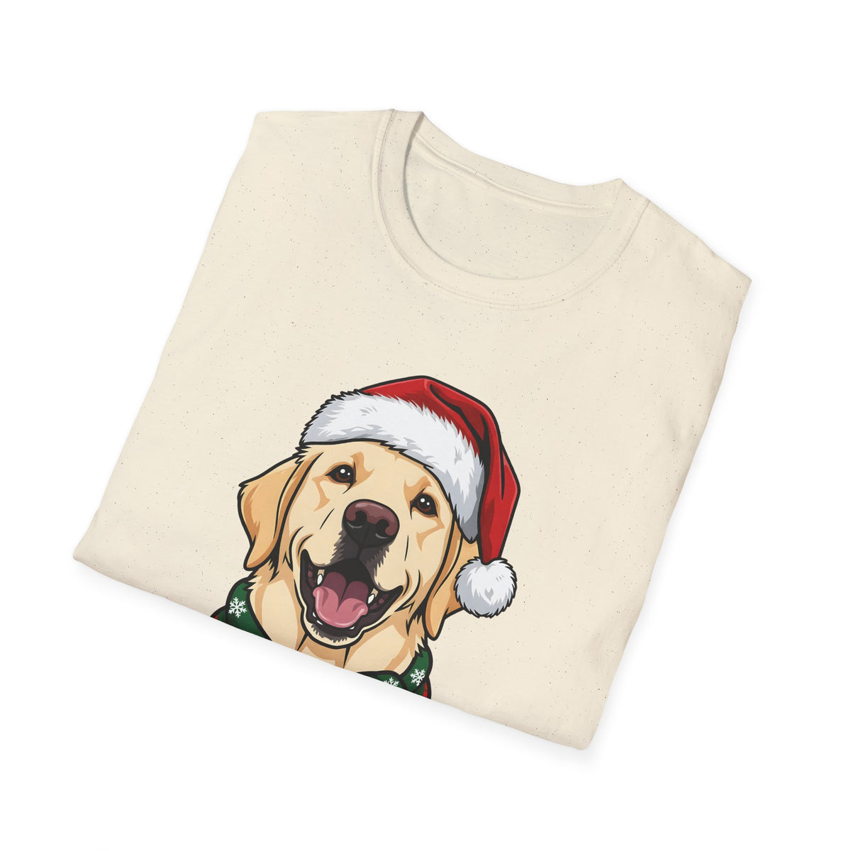 Merry Woofmas Yellow Labrador Christmas t-shirt, product photo 18