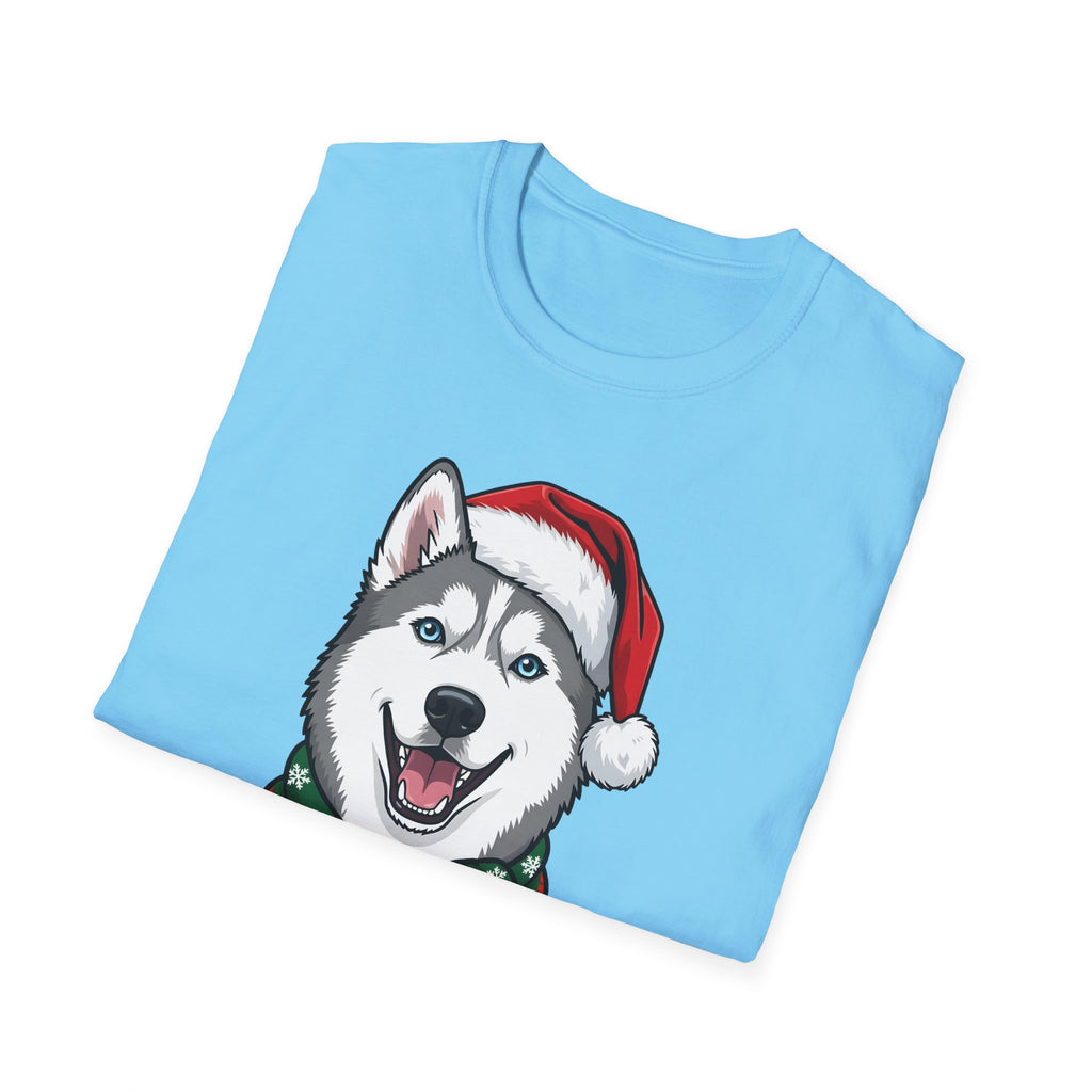 Merry Woofmas Siberian Husky Christmas t-shirt, product photo 24