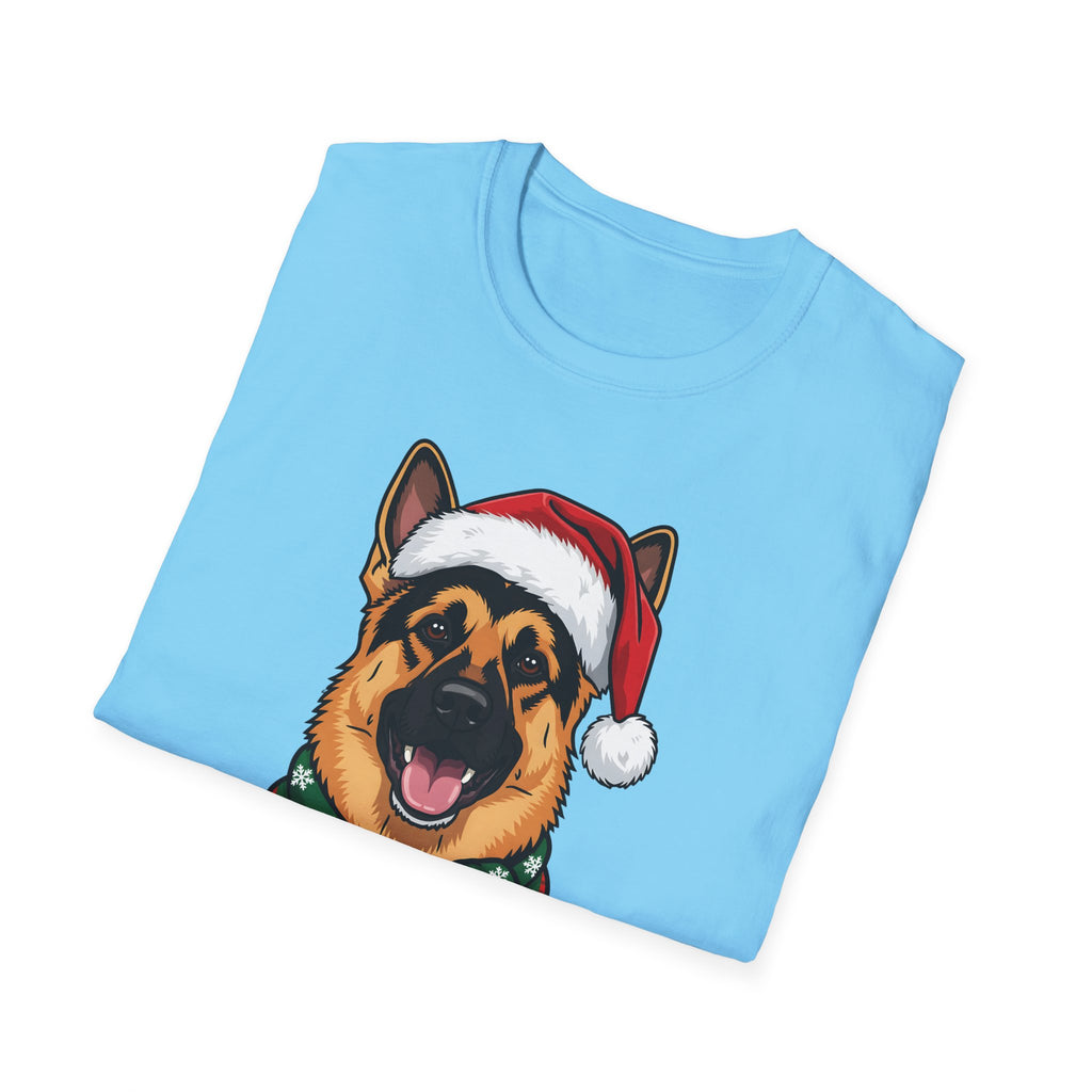 Merry Woofmas German Shepherd Christmas t-shirt, product photo 21