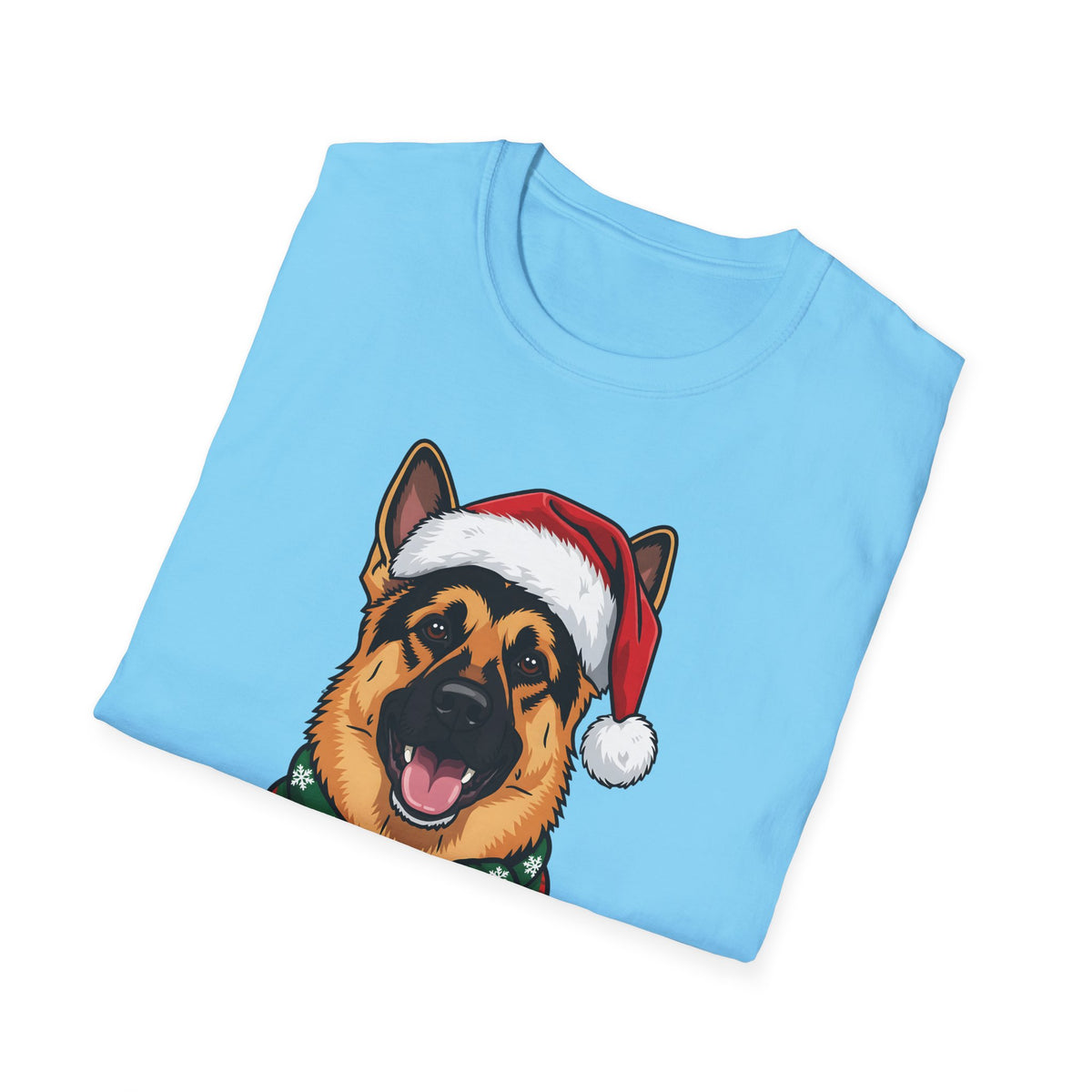 Merry Woofmas German Shepherd Christmas t-shirt, product photo 21