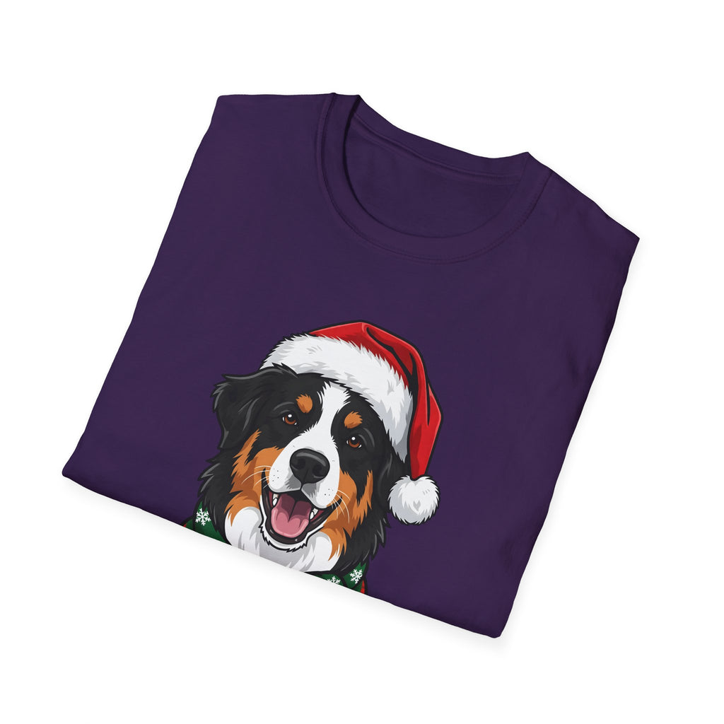 Merry Woofmas Australian Shepherd Christmas t-shirt, product photo 27