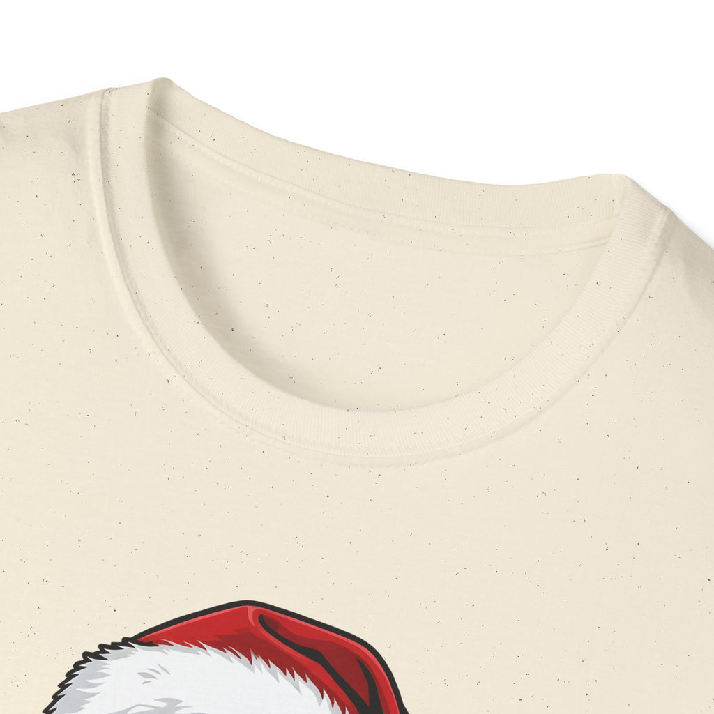 Merry Woofmas Chocolate Labrador Christmas t-shirt, product photo 17