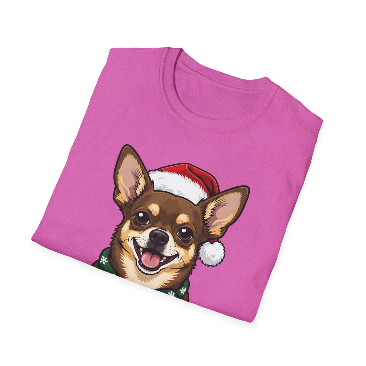 Yappy Holidays Chihuahua Christmas t-shirt, product photo 36