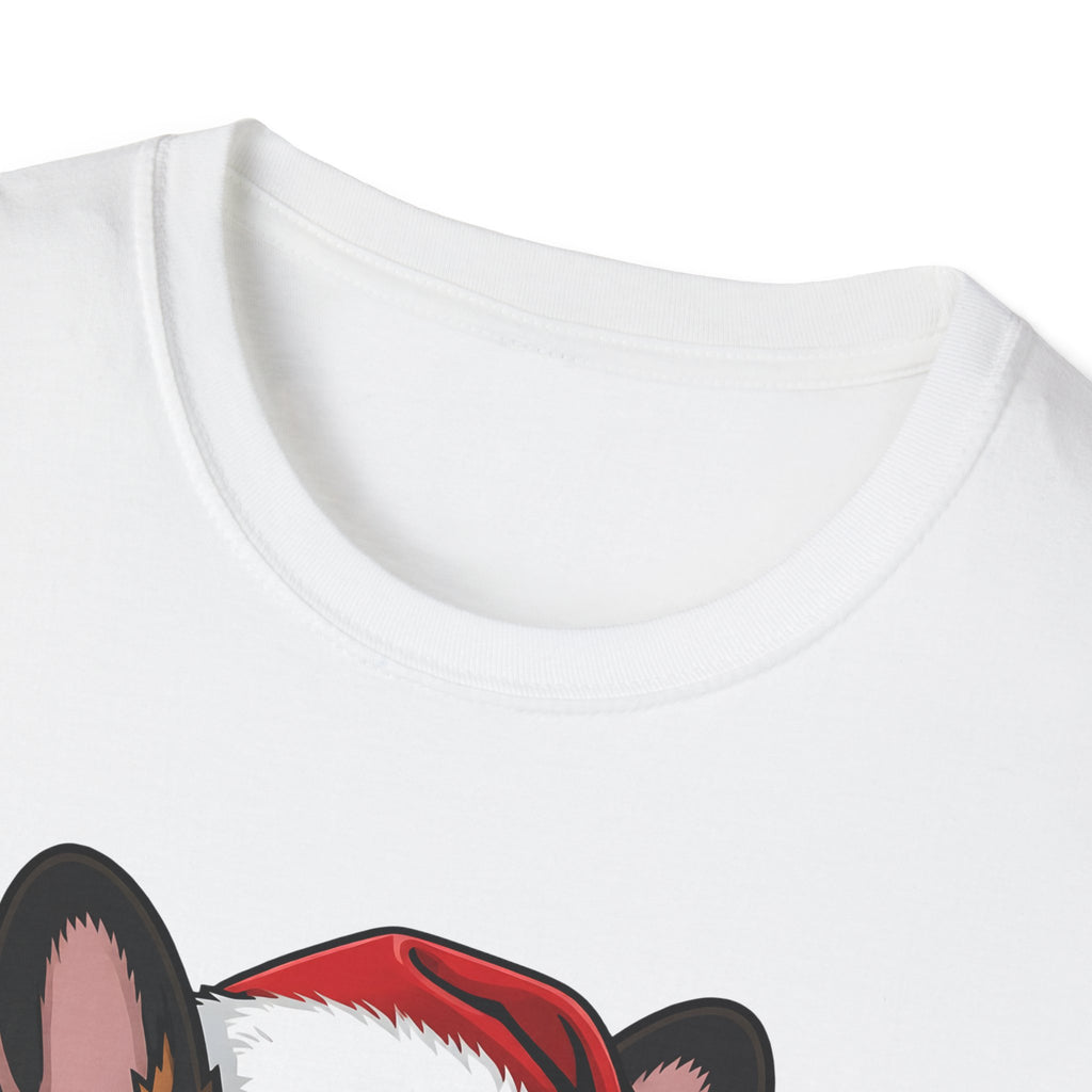 Merry Woofmas Brindle French Bulldog Christmas t-shirt, product photo 5