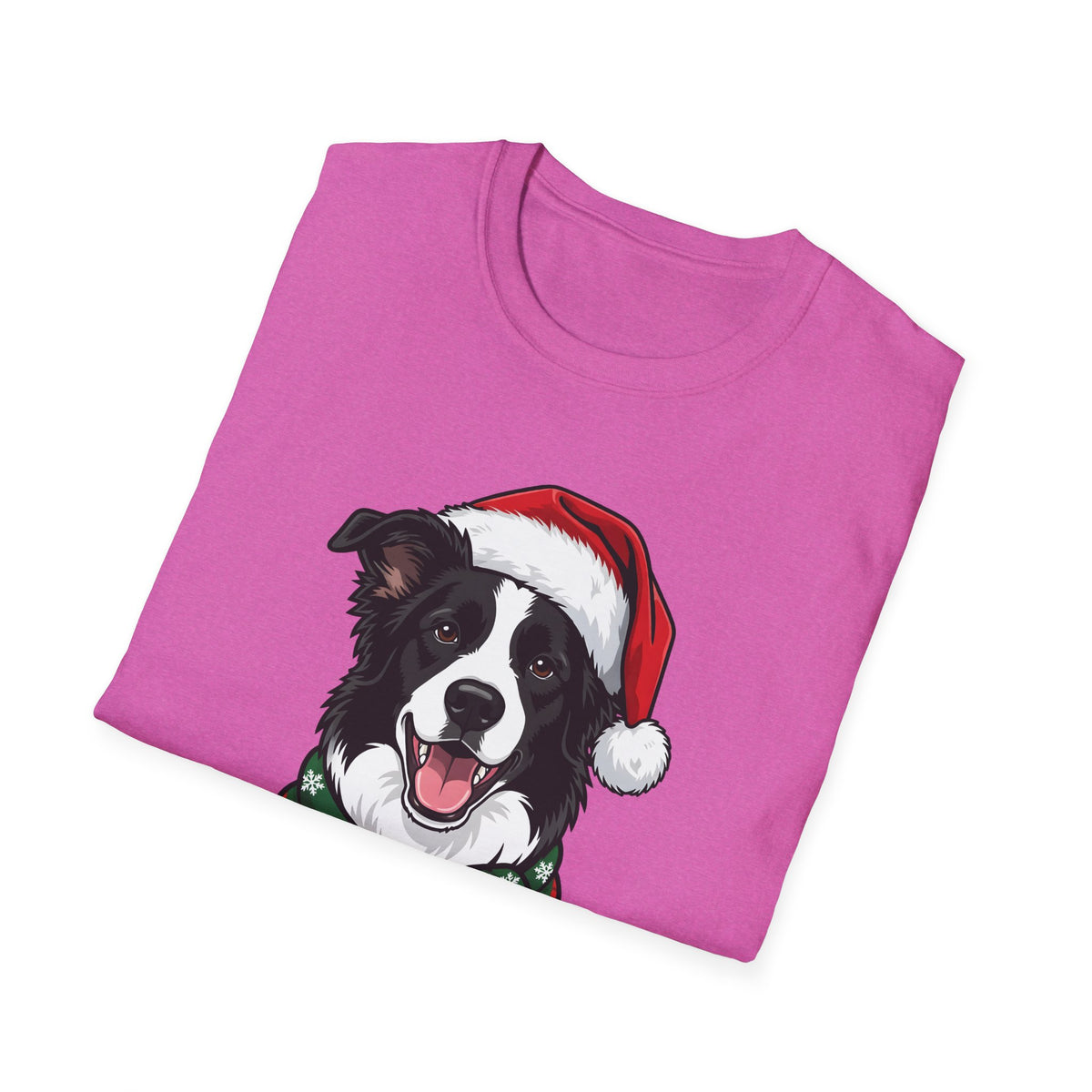 Happy Collie-Days Border Collie Christmas t-shirt, product photo 33
