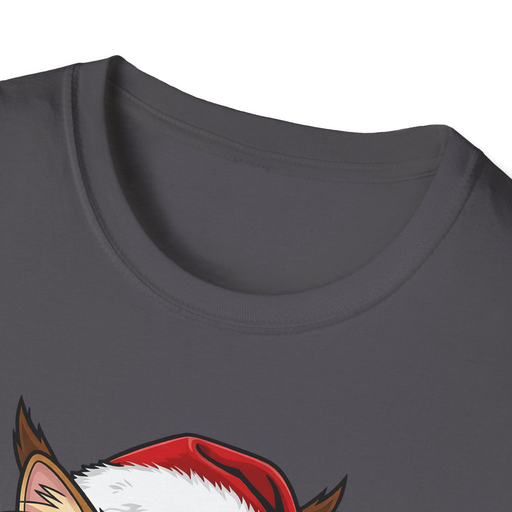 Merry Whiskers Maine Coon Cat Christmas t-shirt, product photo 26