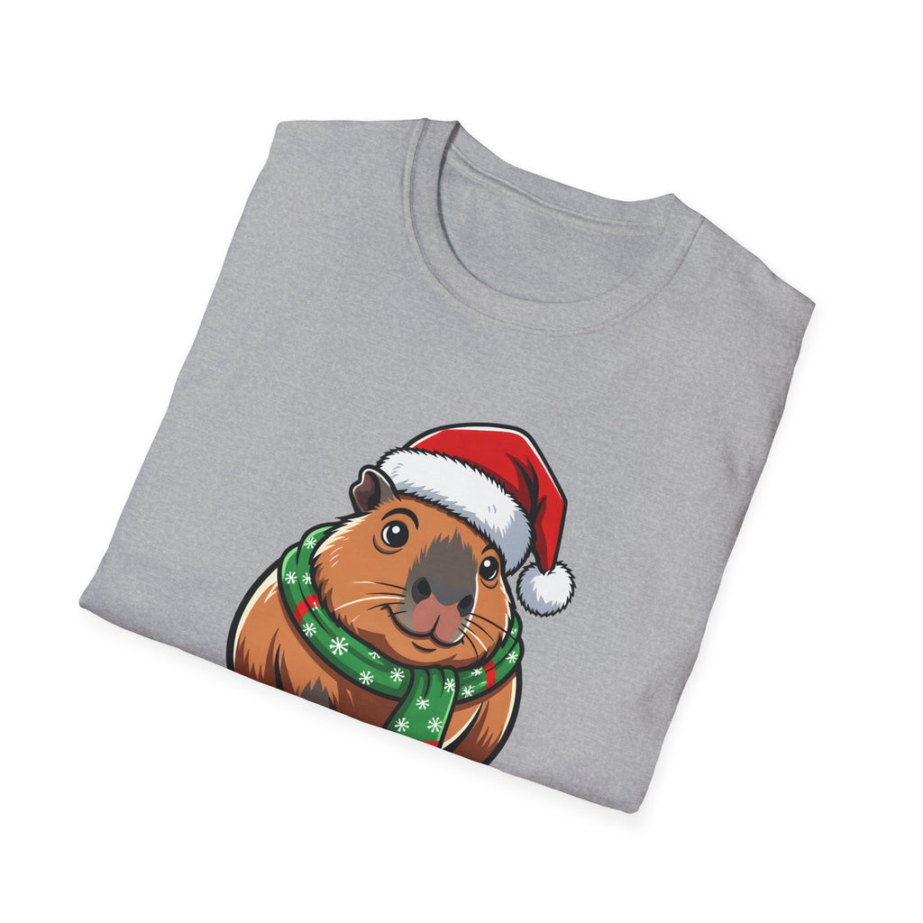 Capy Holidays Christmas t-shirt, product photo 12