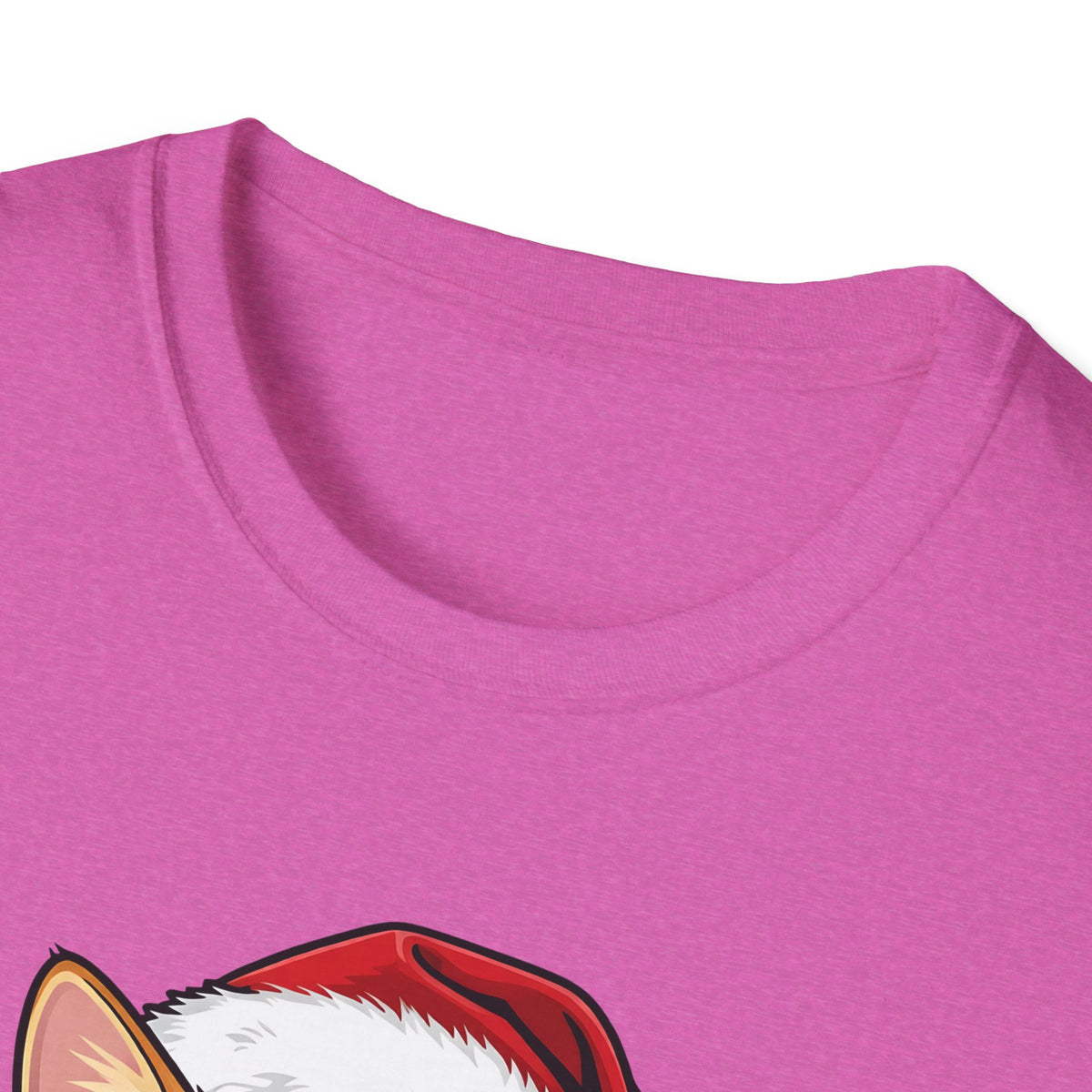 Merry Whiskers Ginger Tabby Cat Christmas t-shirt, product photo 35