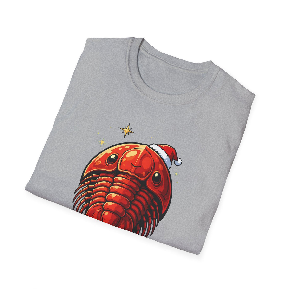 Silent Night, Trilobite Christmas t-shirt, product photo 12