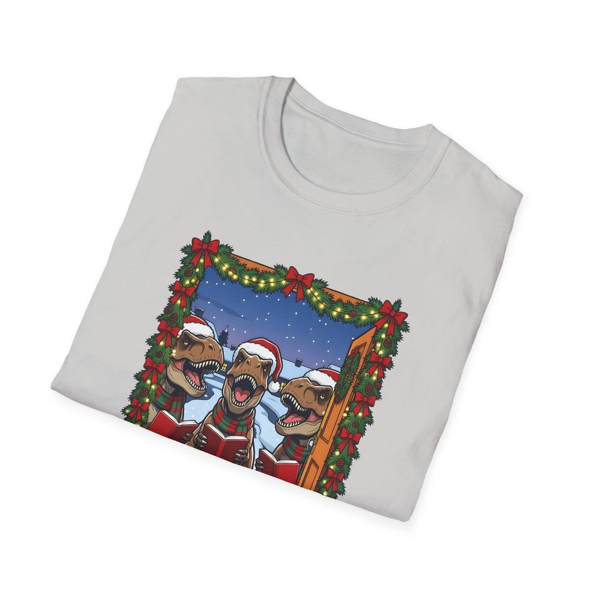 Tyranno-Chorus Rex Christmas t-shirt, product photo 9