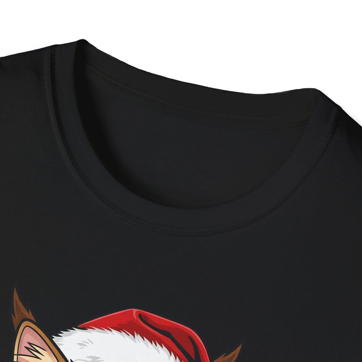 Merry Whiskers Maine Coon Cat Christmas t-shirt, product photo 2