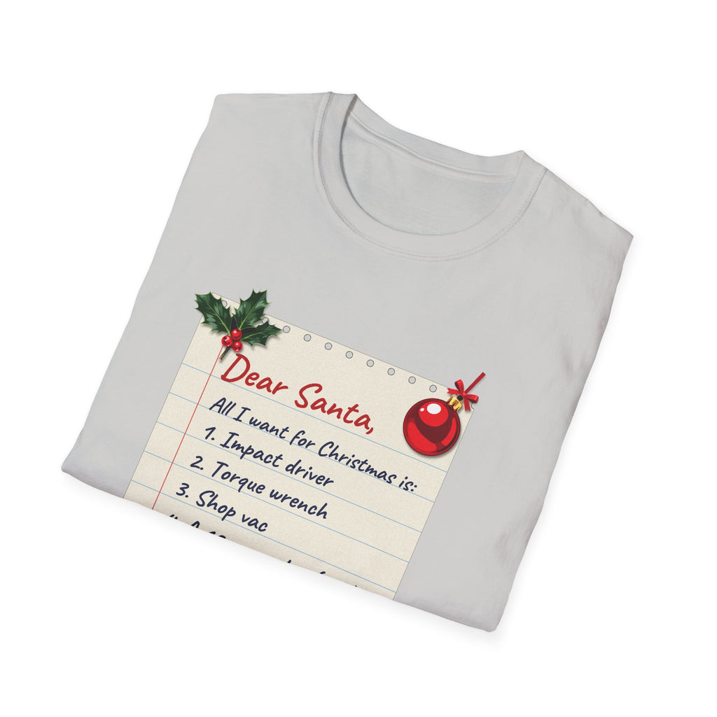 Dear Santa, A Bigger Garage t-shirt, product photo 12
