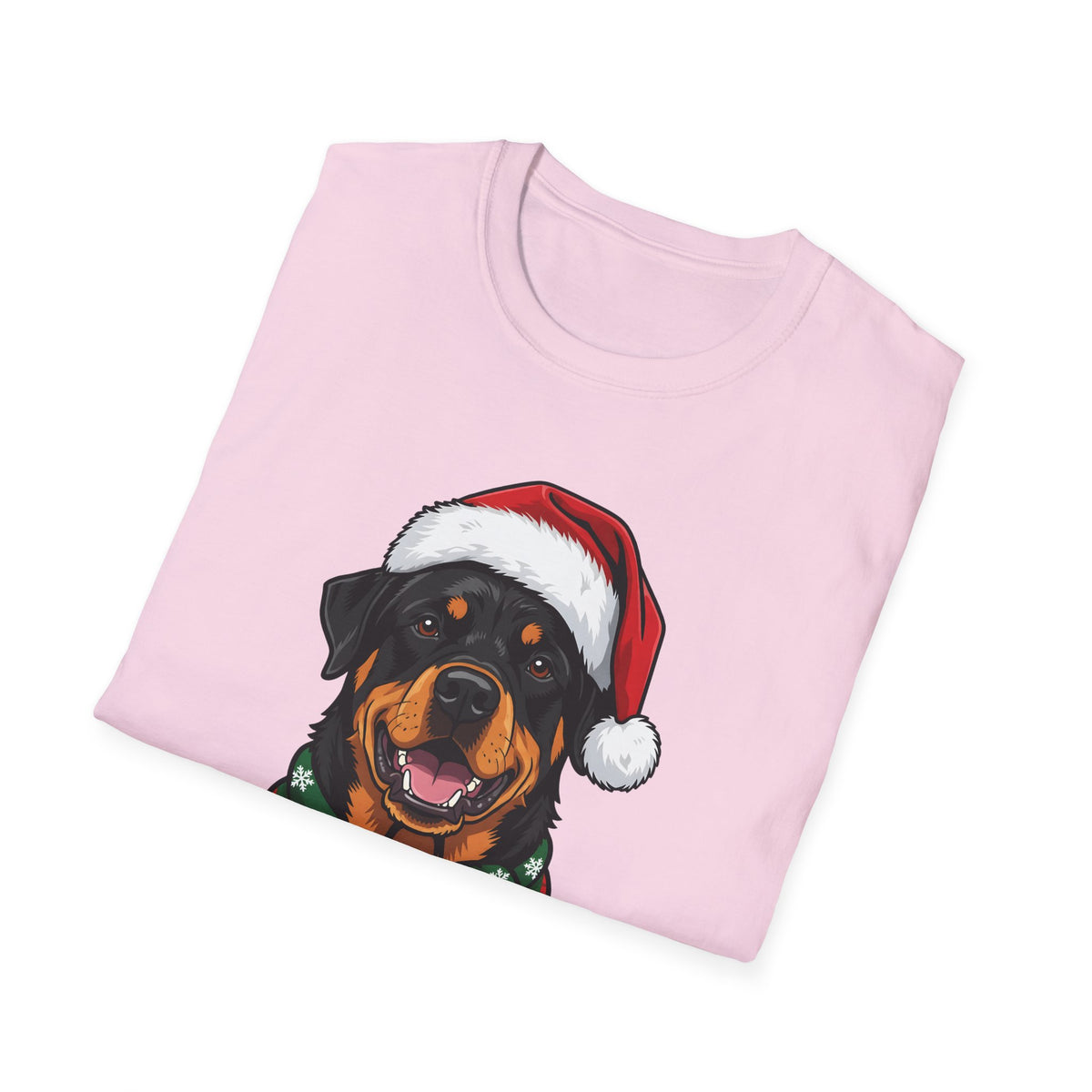 Merry Woofmas Rottweiler Christmas t-shirt, product photo 30
