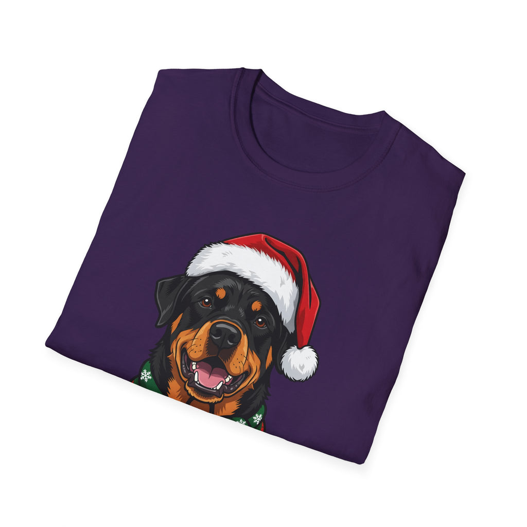Merry Woofmas Rottweiler Christmas t-shirt, product photo 27