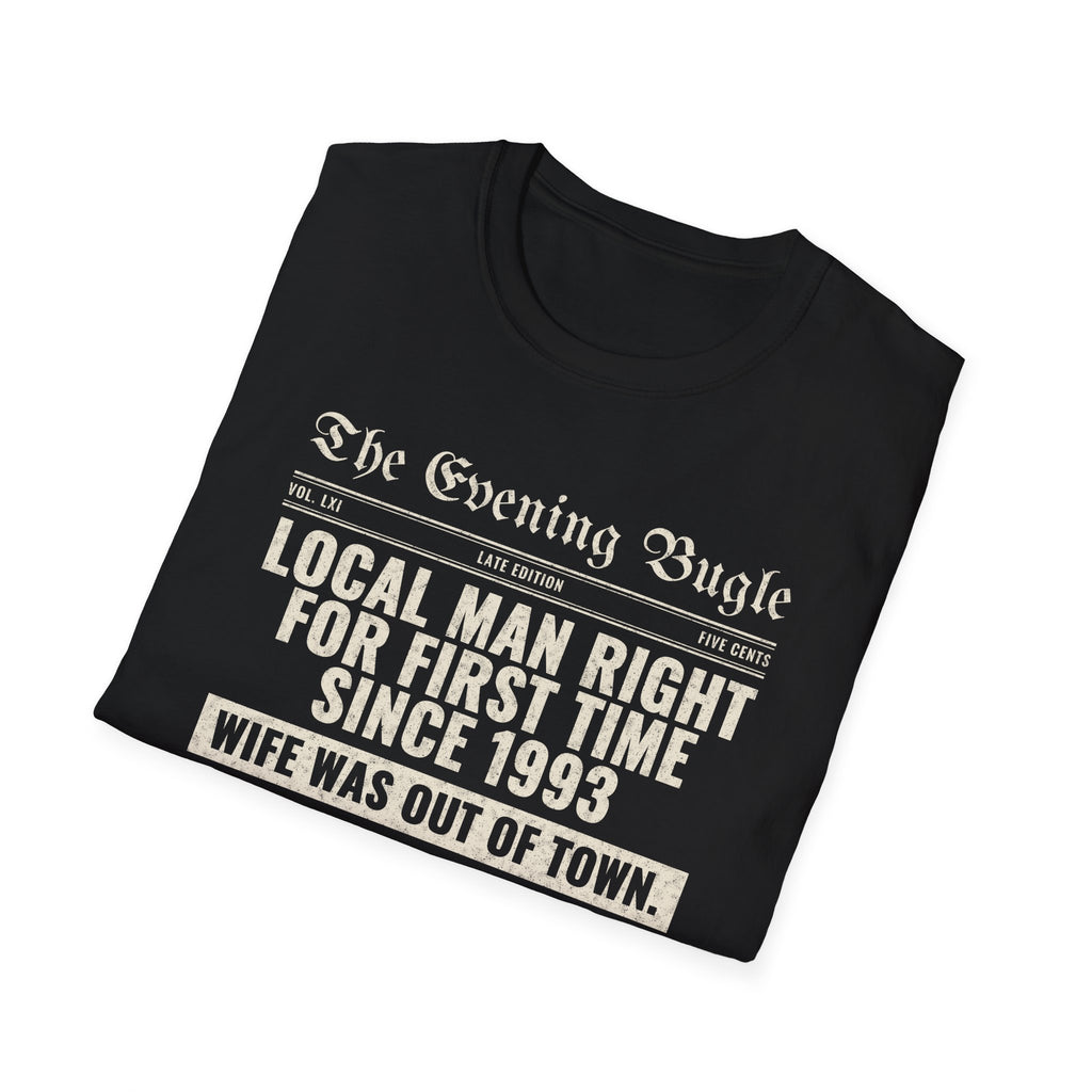 Evening Bugle Dad Joke t-shirt, product photo 6