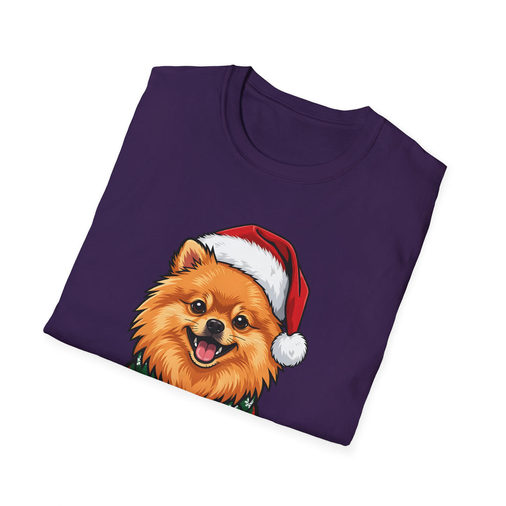 Yappy Holidays Pomeranian Christmas t-shirt, product photo 30