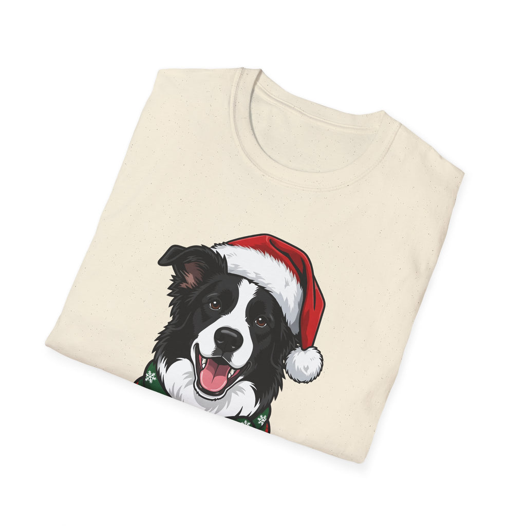 Happy Collie-Days Border Collie Christmas t-shirt, product photo 15