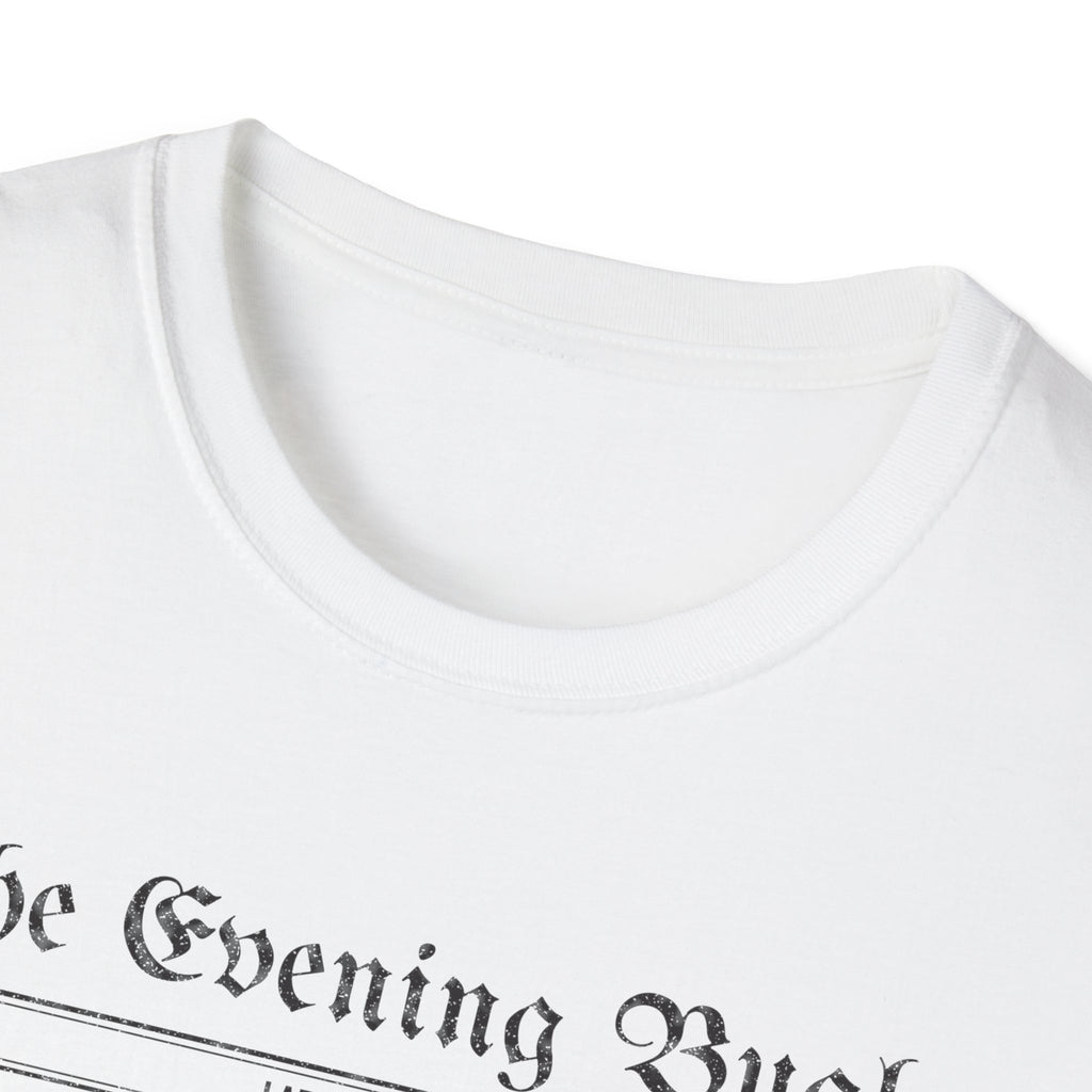 Evening Bugle Dad Joke t-shirt, product photo 2