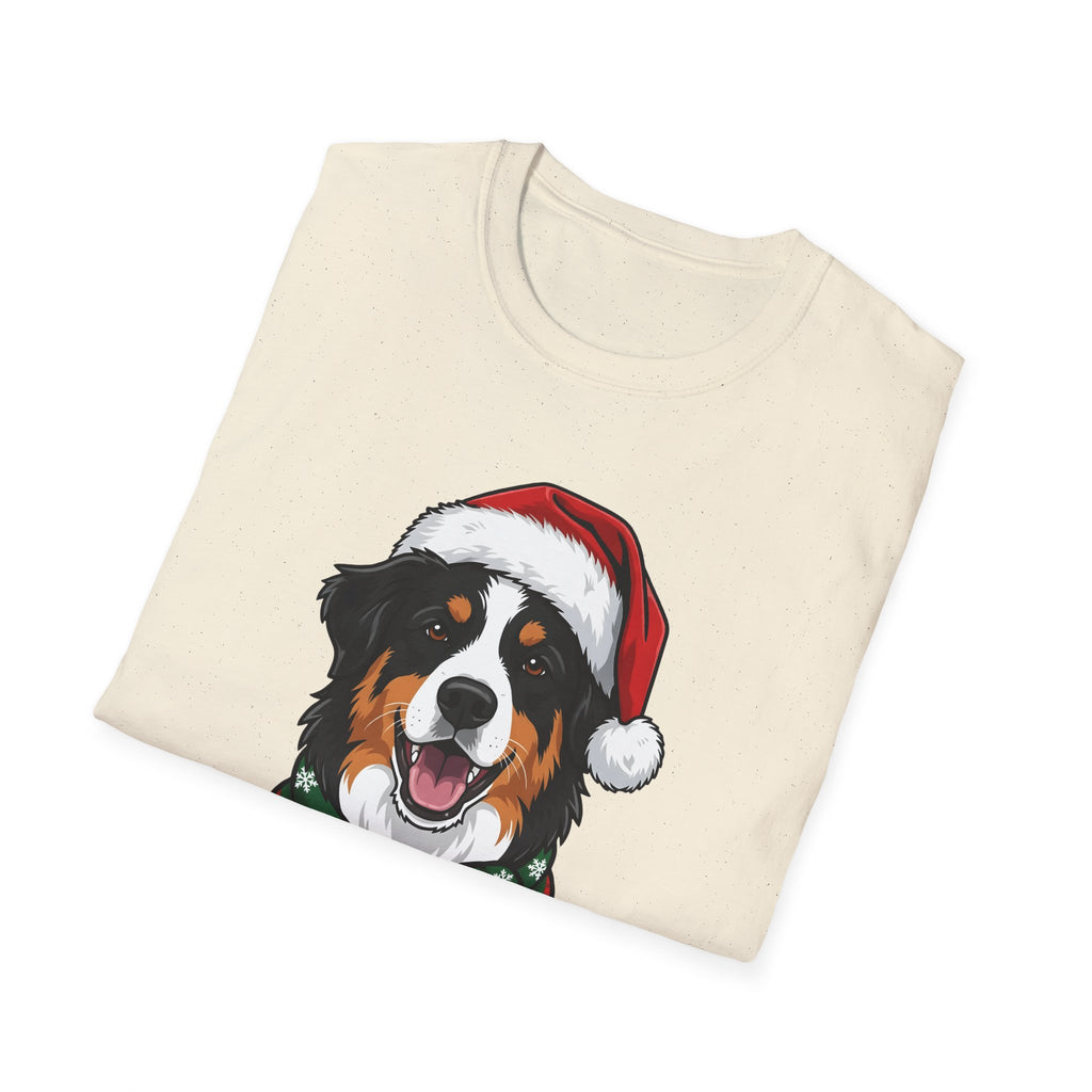 Merry Woofmas Australian Shepherd Christmas t-shirt, product photo 15