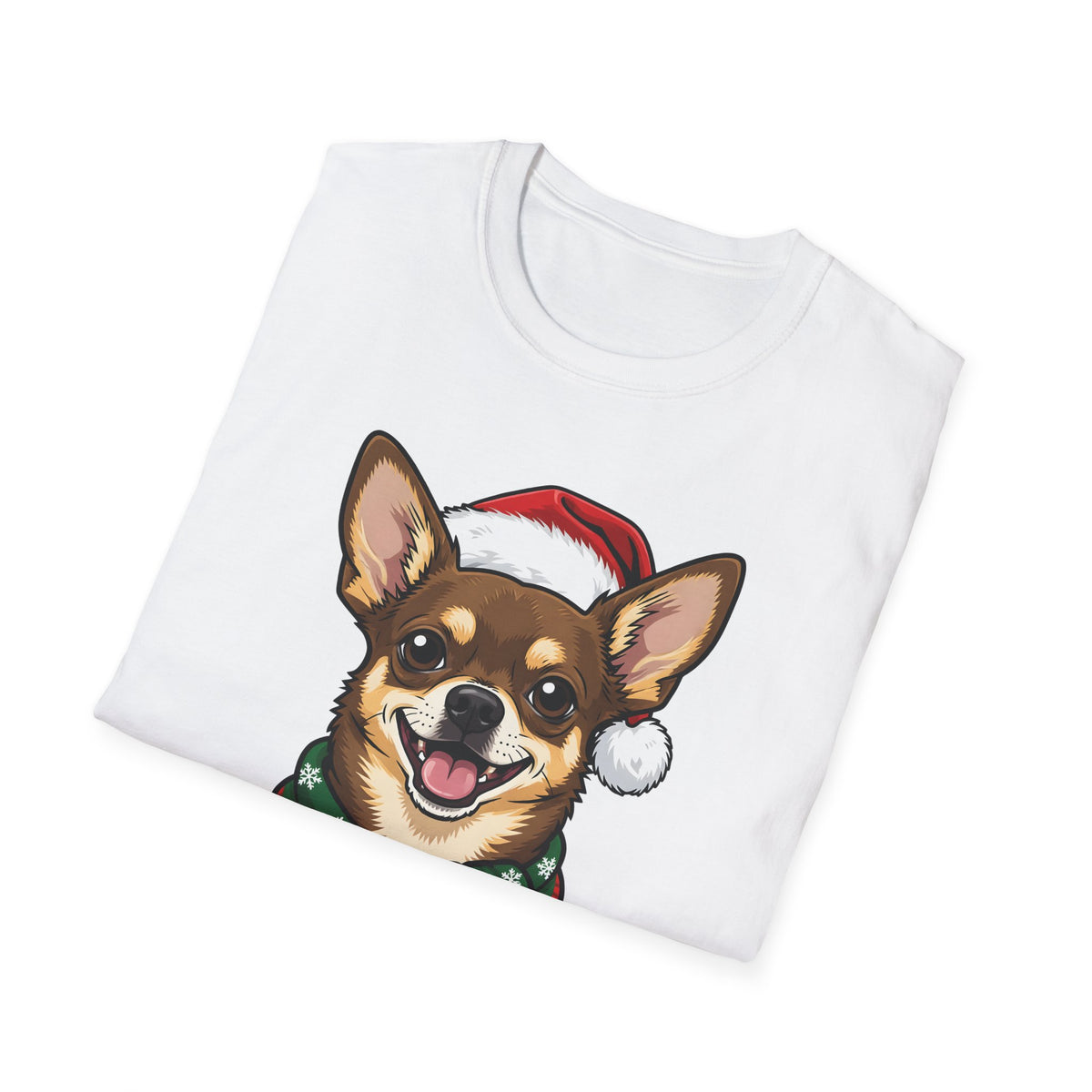 Yappy Holidays Chihuahua Christmas t-shirt, product photo 9