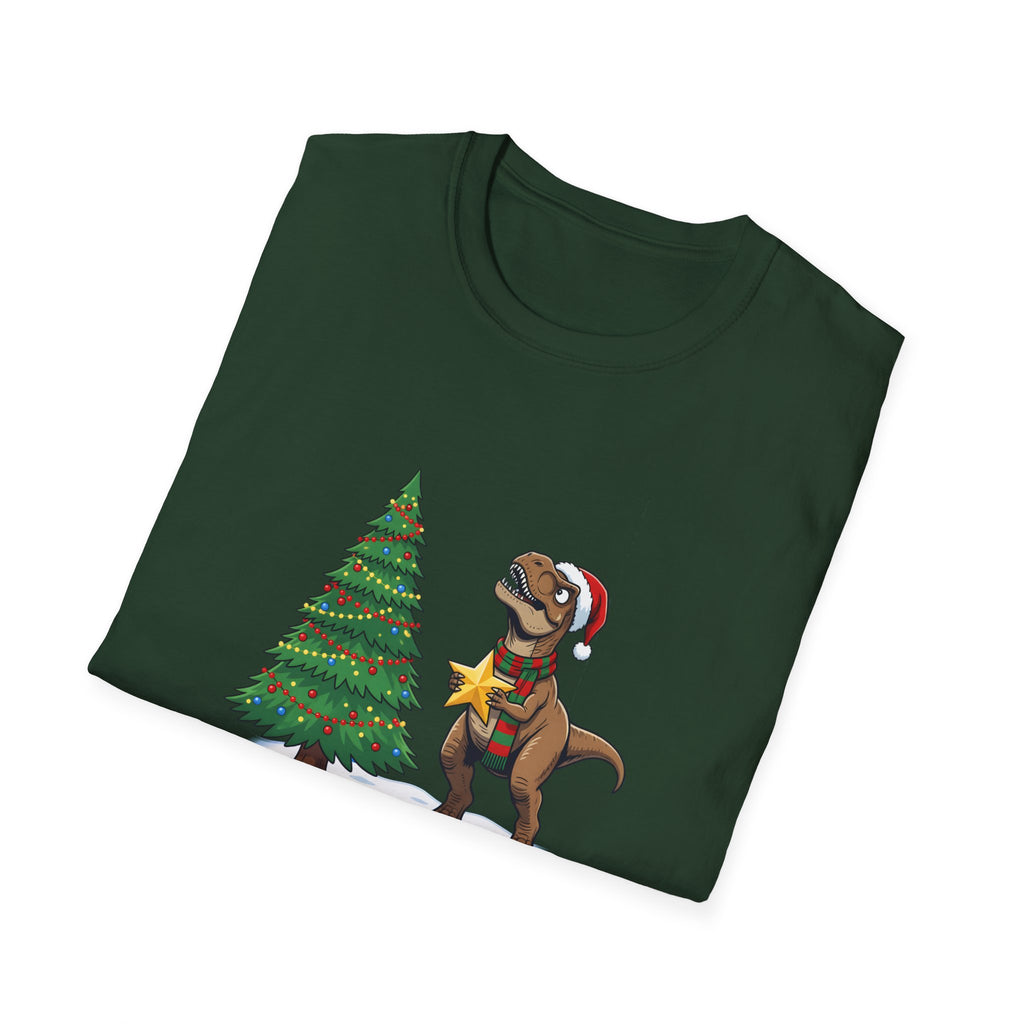 Rex the Halls Christmas t-shirt, product photo 24