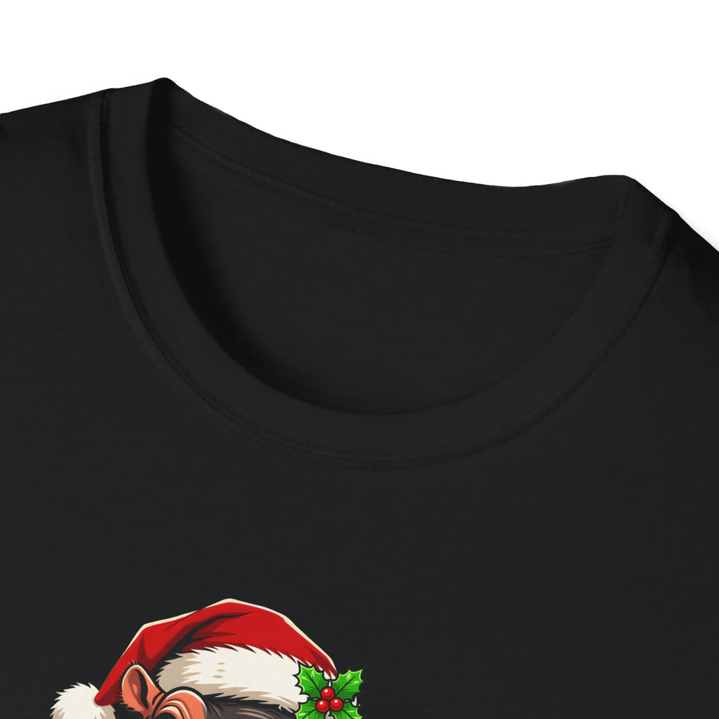 Merry Hippopotamus Christmas t-shirt, product photo 5