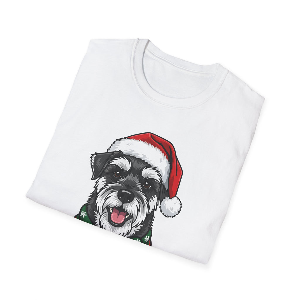 Yappy Holidays Miniature Schnauzer Christmas t-shirt, product photo 9
