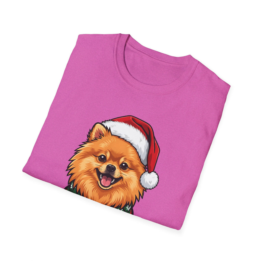 Yappy Holidays Pomeranian Christmas t-shirt, product photo 36
