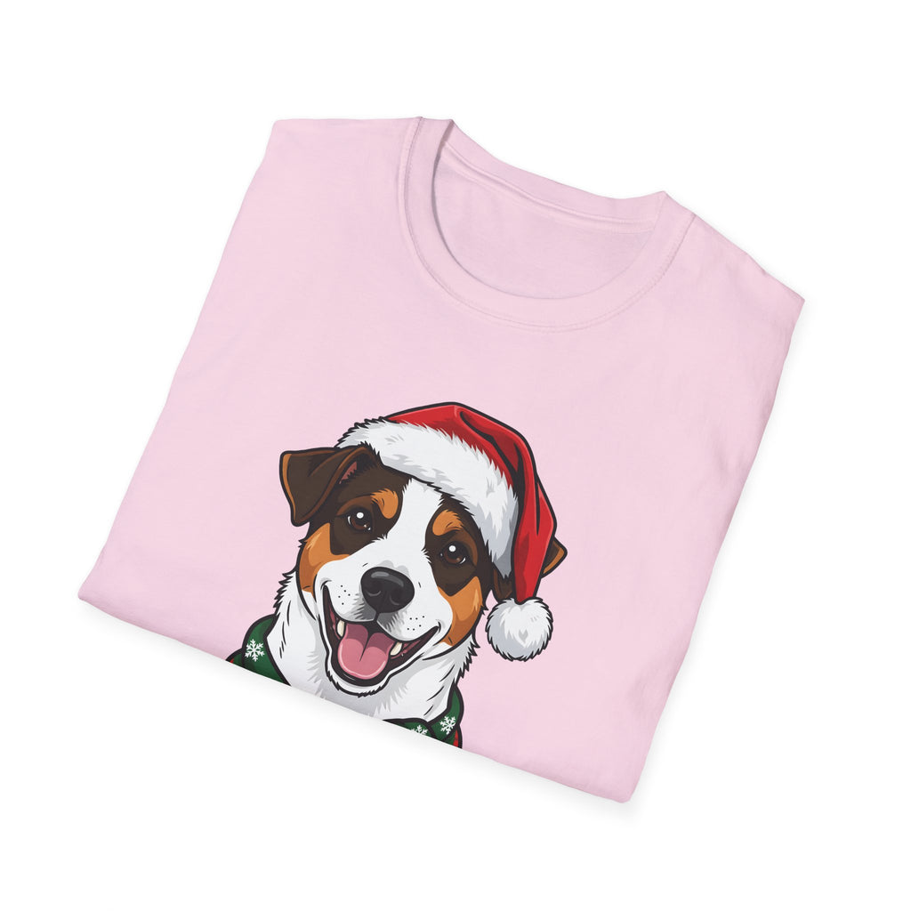 Yappy Holidays Jack Russell Terrier Christmas t-shirt, product photo 33