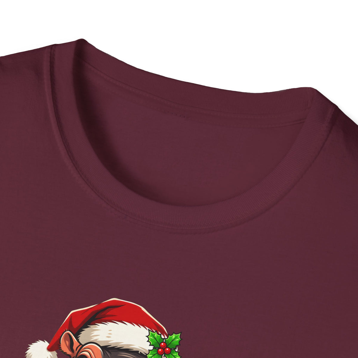 Merry Hippopotamus Christmas t-shirt, product photo 14