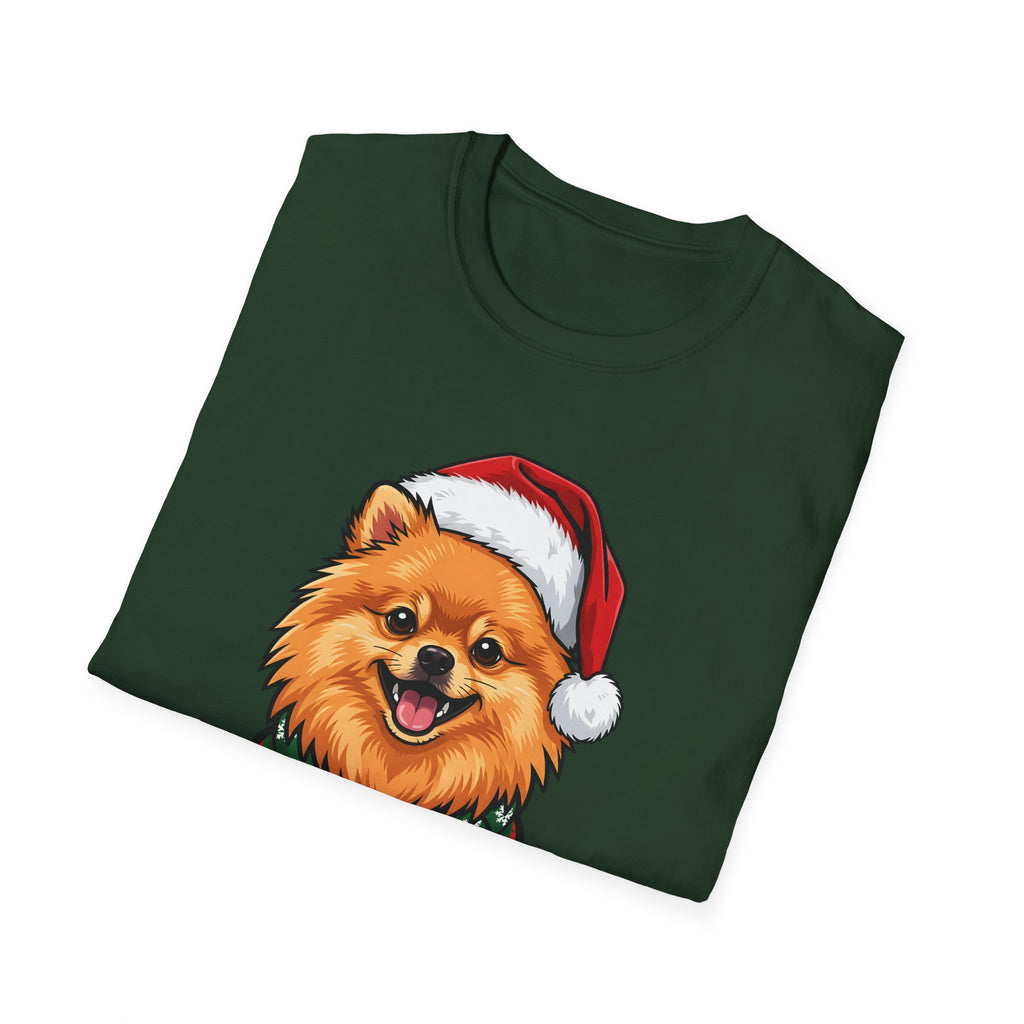 Yappy Holidays Pomeranian Christmas t-shirt, product photo 21