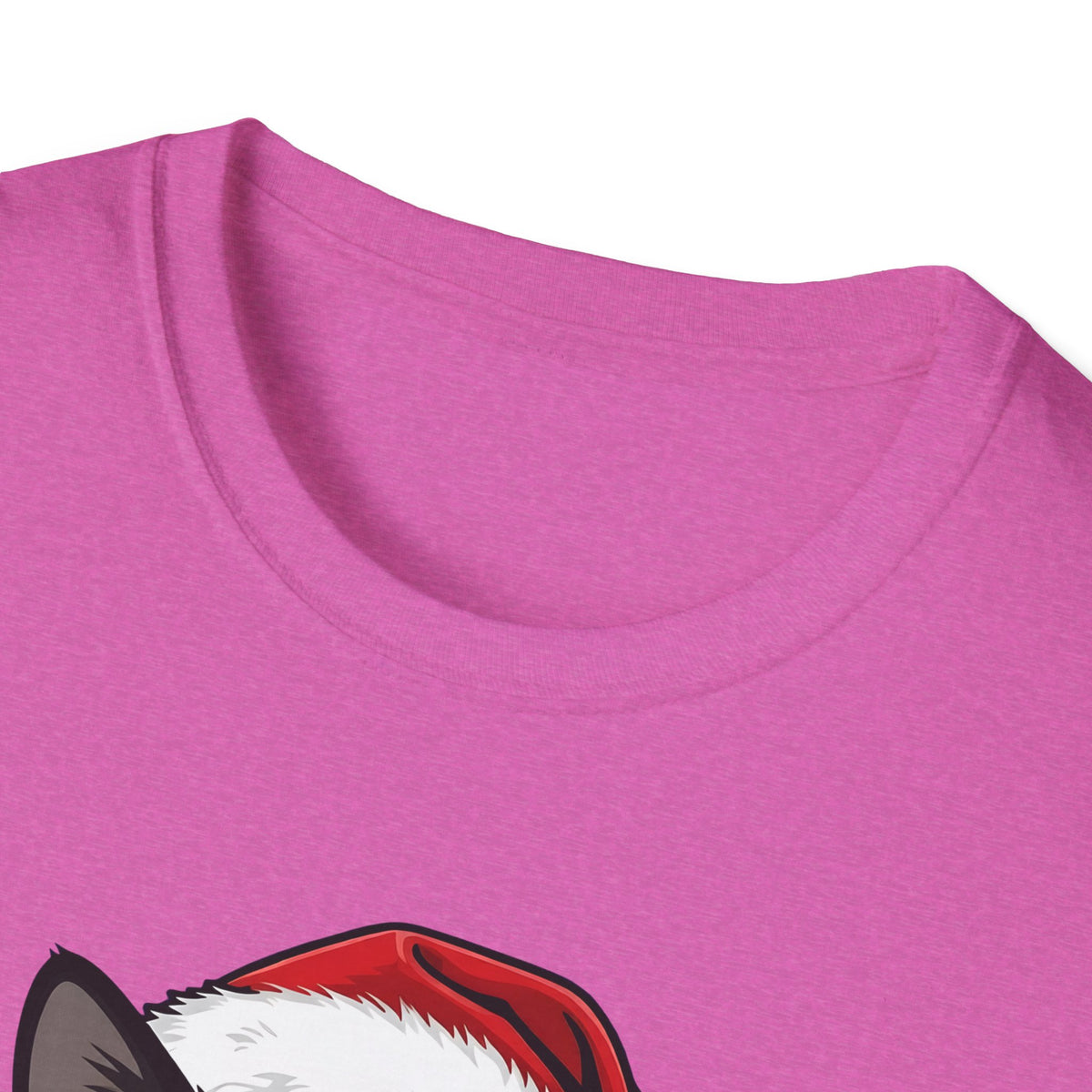 Merry Whiskers Tuxedo Cat Christmas t-shirt, product photo 32