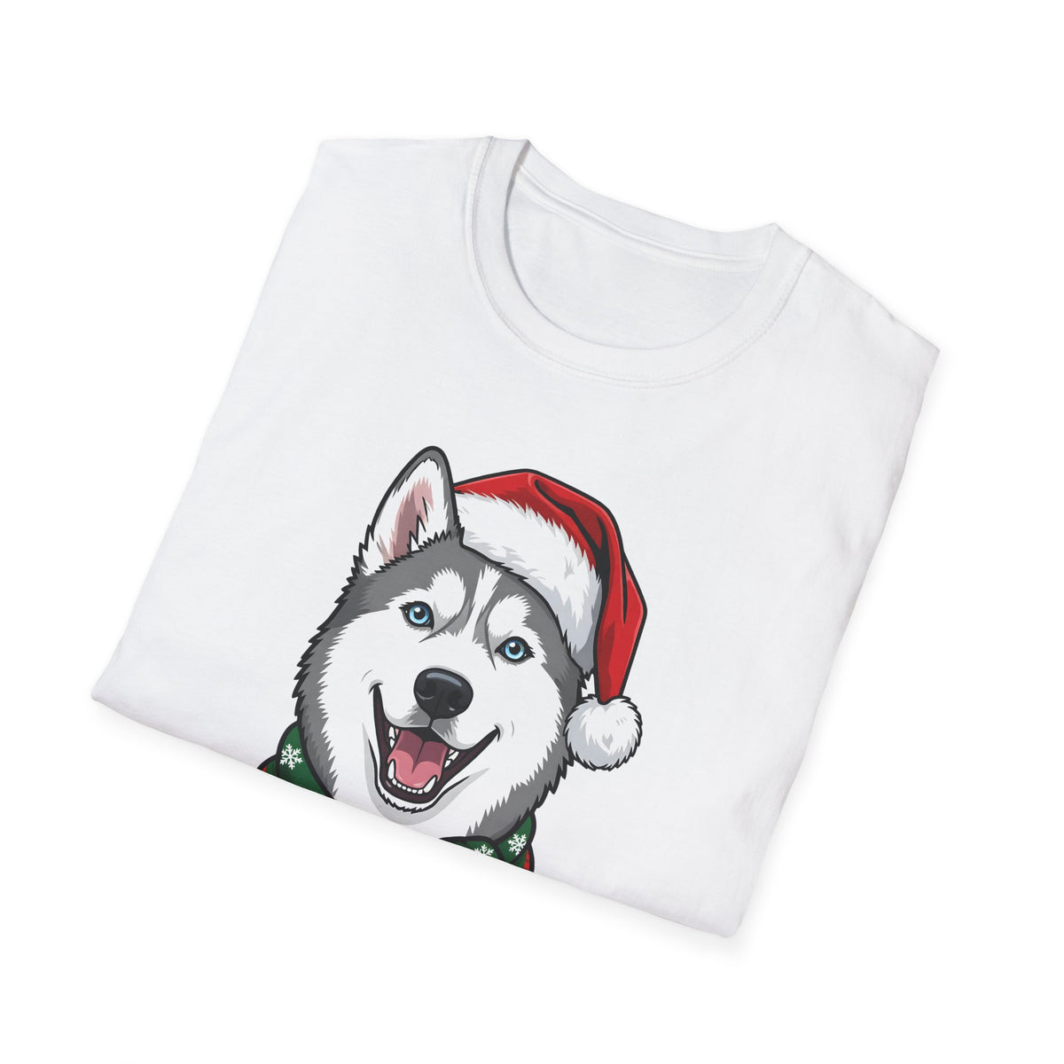 Merry Woofmas Siberian Husky Christmas t-shirt, product photo 9