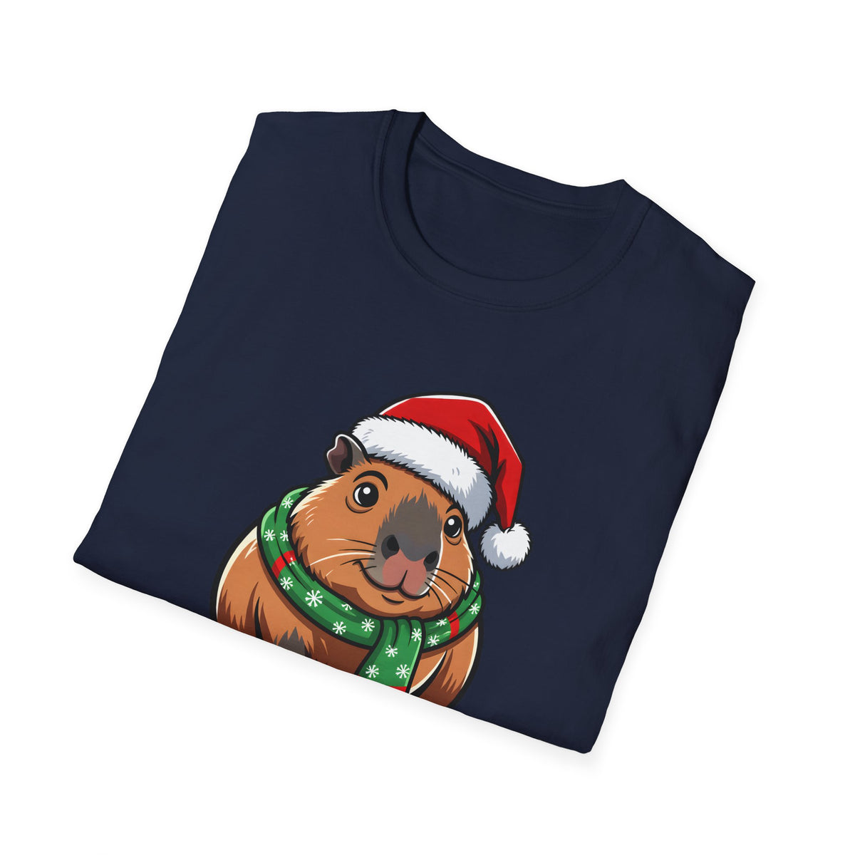 Capy Holidays Christmas t-shirt, product photo 30