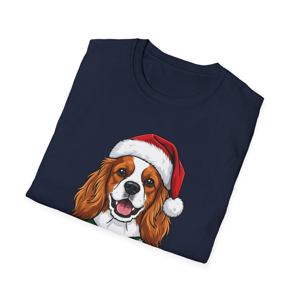 Merry Woofmas Cavalier King Charles Spaniel Christmas t-shirt, product photo 6