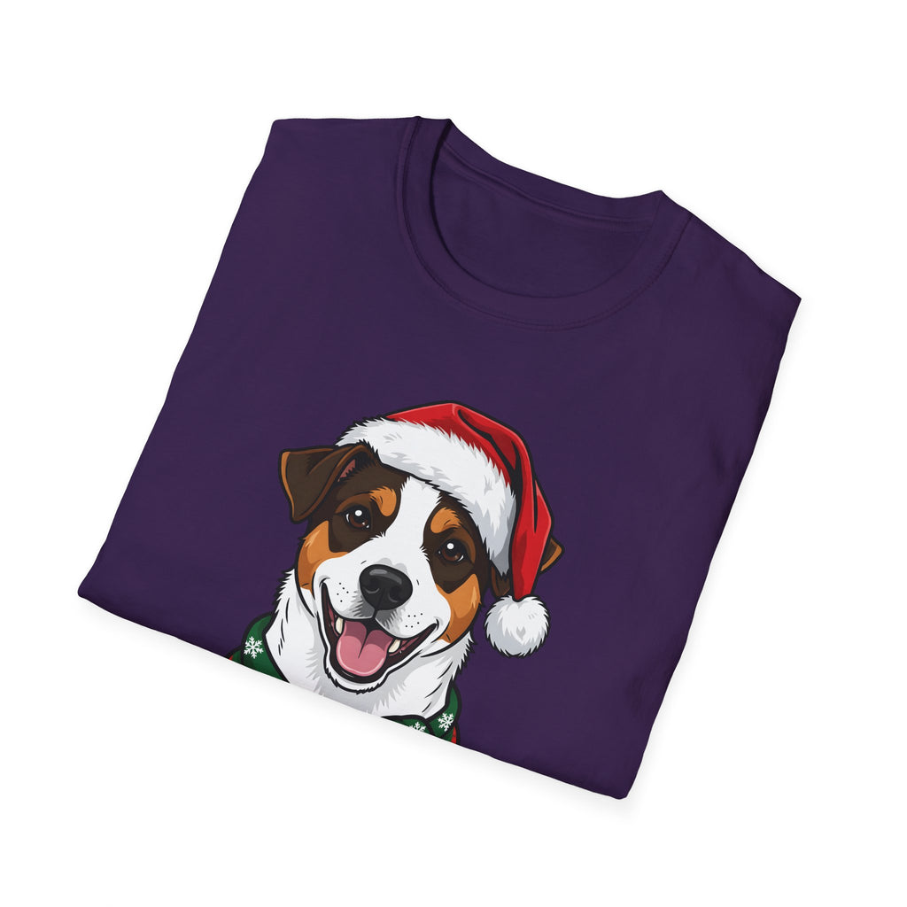 Yappy Holidays Jack Russell Terrier Christmas t-shirt, product photo 30