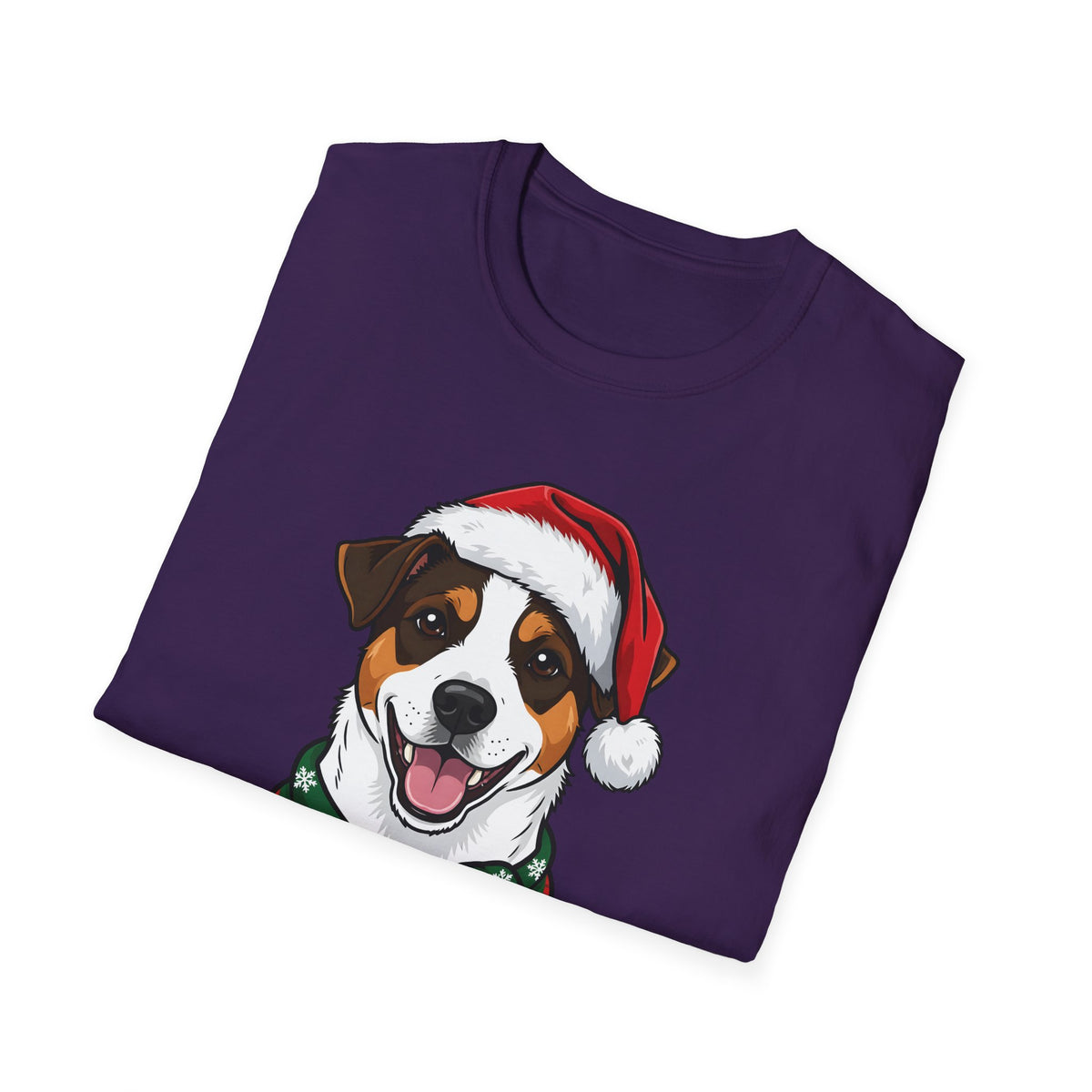 Yappy Holidays Jack Russell Terrier Christmas t-shirt, product photo 30