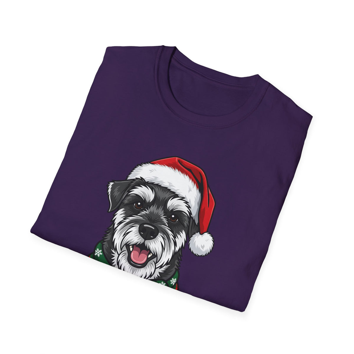 Yappy Holidays Miniature Schnauzer Christmas t-shirt, product photo 30