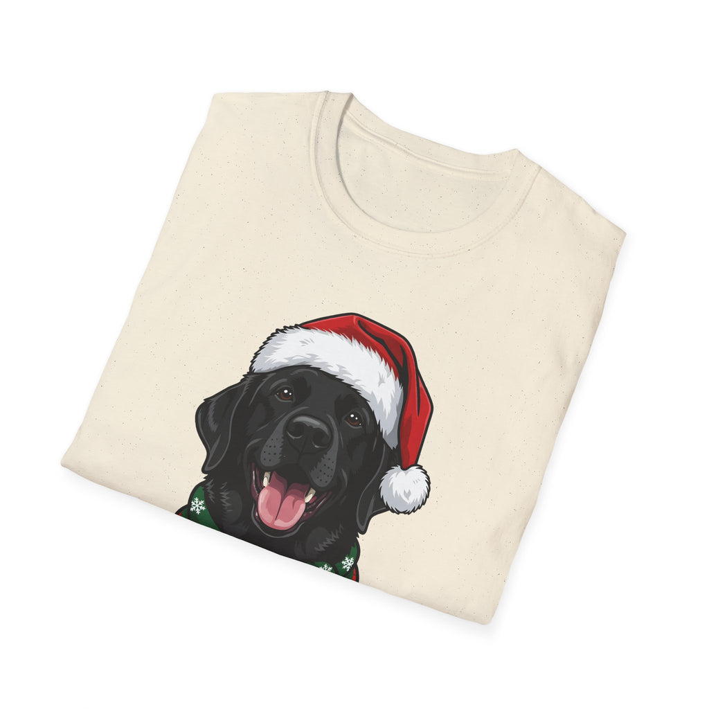 Merry Woofmas Black Labrador Christmas t-shirt, product photo 15