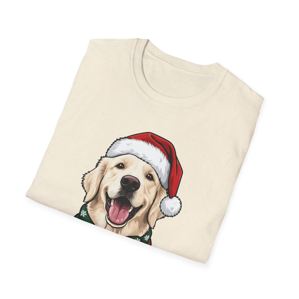 Merry Woofmas English Cream Golden Retriever Christmas t-shirt, product photo 18
