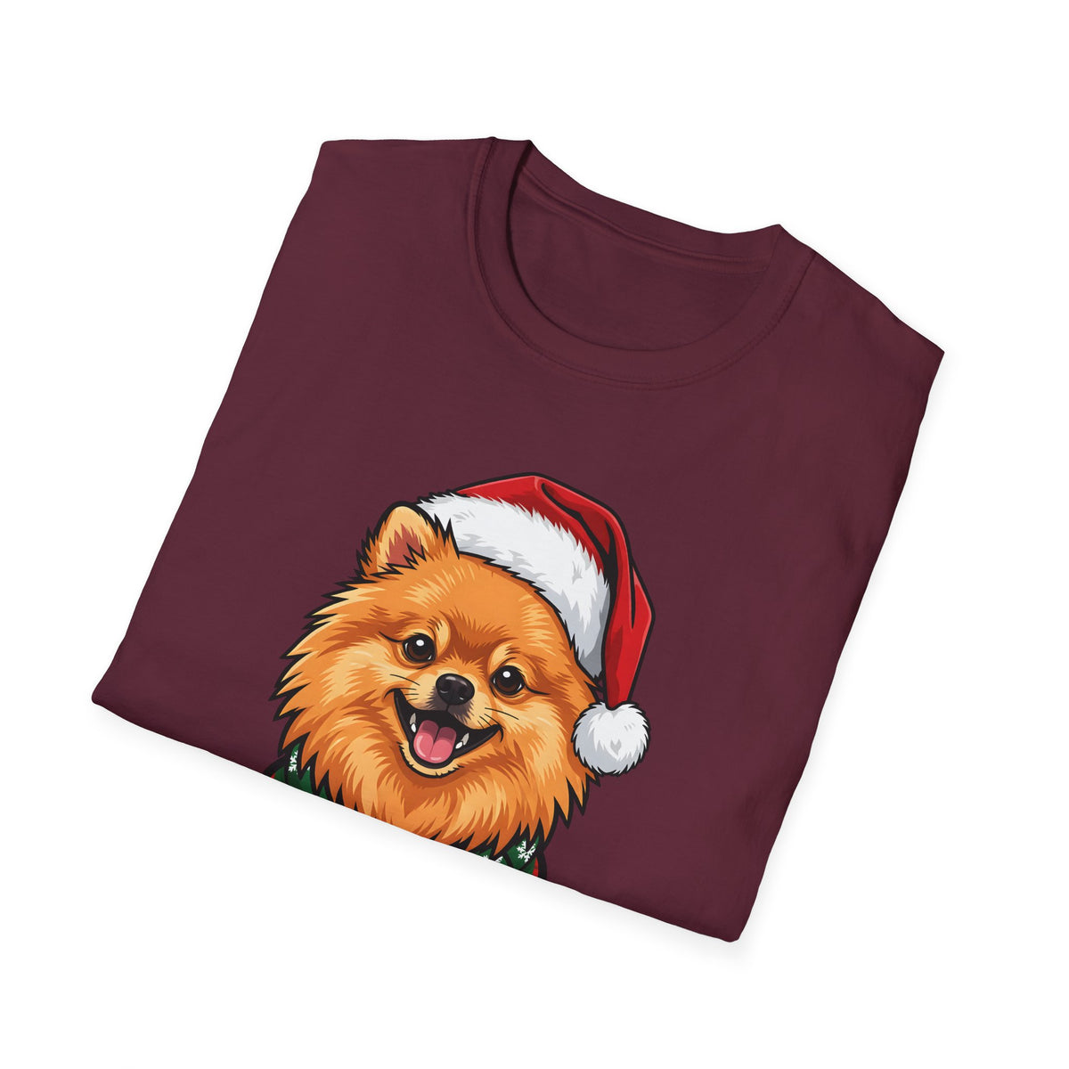 Yappy Holidays Pomeranian Christmas t-shirt, product photo 15
