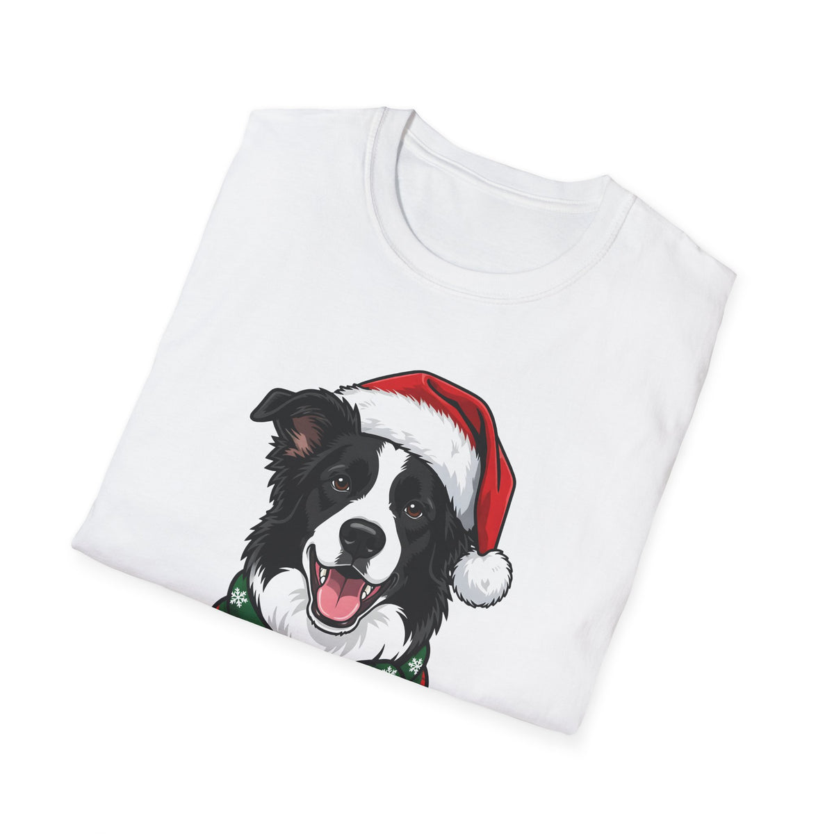Happy Collie-Days Border Collie Christmas t-shirt, product photo 6
