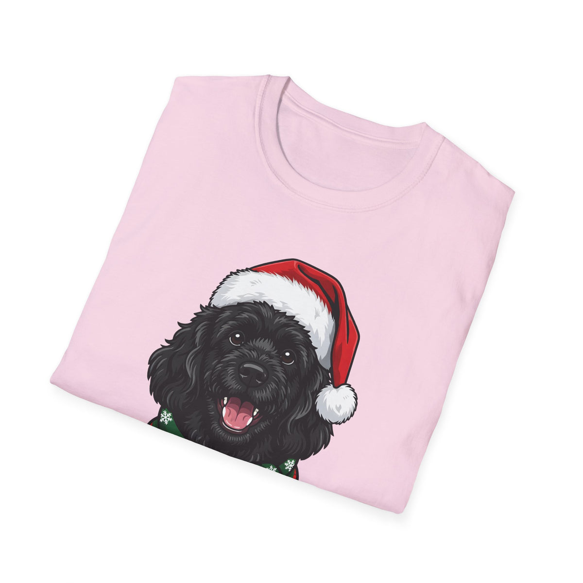 Merry Woofmas Cavapoo Christmas t-shirt, product photo 30